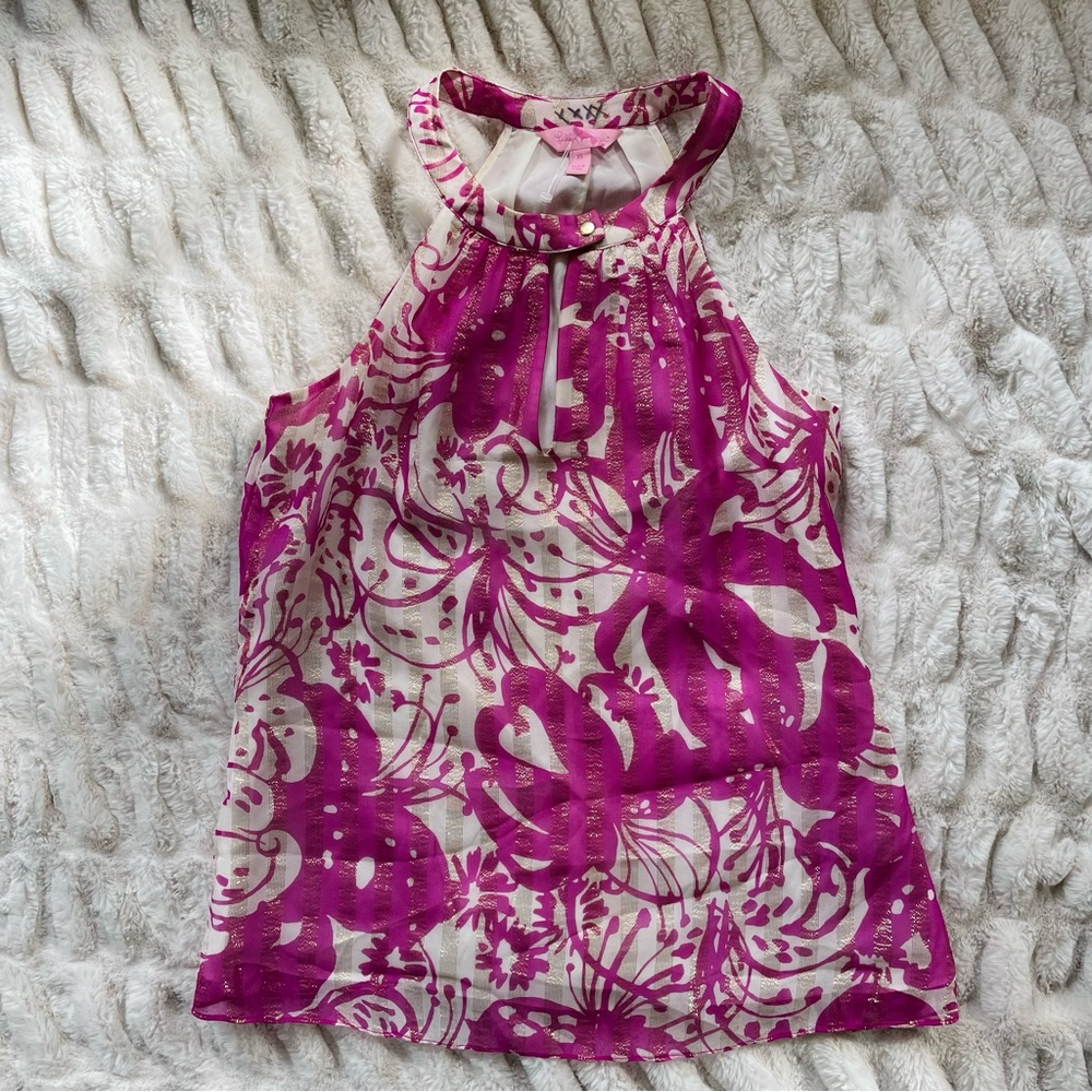 Lilly Pulitzer Rogan Halter Top - Picture 3 of 9